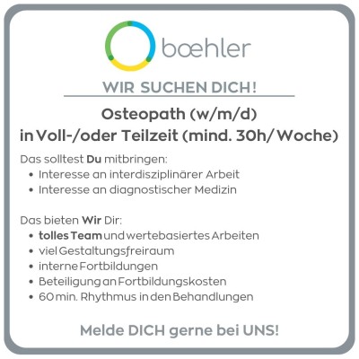 Bild der Kleinanzeige - Osteopath in Voll-/oder Teilzeit
